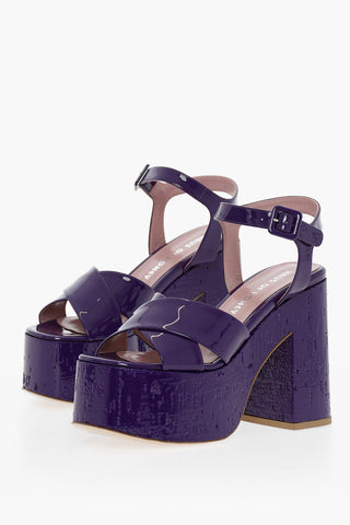 Sandali In Vernice Tacco 13 cm