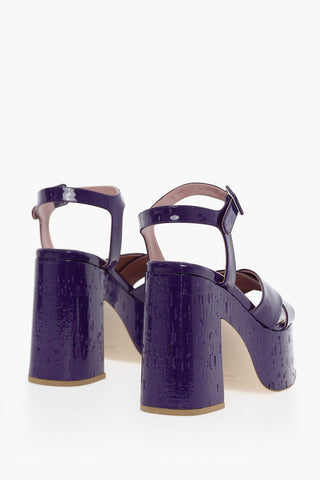 Sandali In Vernice Tacco 13 cm
