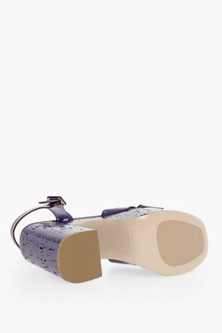 Sandali In Vernice Tacco 13 cm
