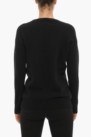Crew-neck Sweater with Lurex Details