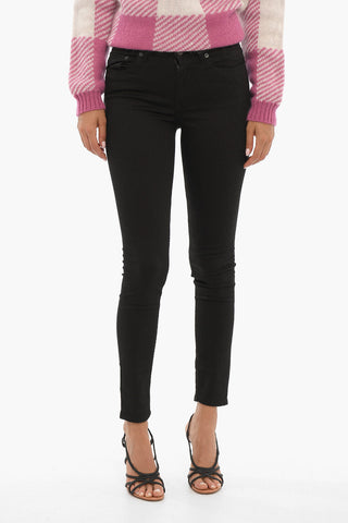 Jeans Slim Fit MARTEN Lavaggio Scuro a Vita Media 12cm