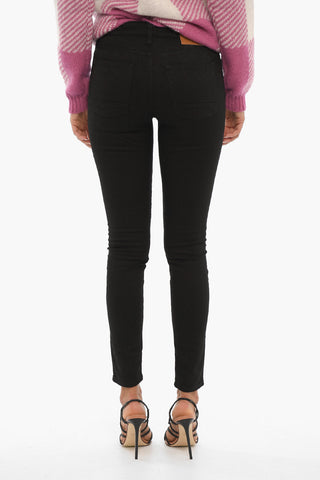 Jeans Slim Fit MARTEN Lavaggio Scuro a Vita Media 12cm