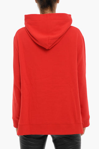 LUCA BARCELLONA Solid Color BUSHWICK Hoodie with Side Slits