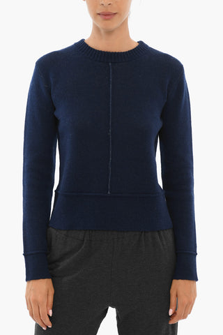 Wool and Cashmere Crew-neck Sweater