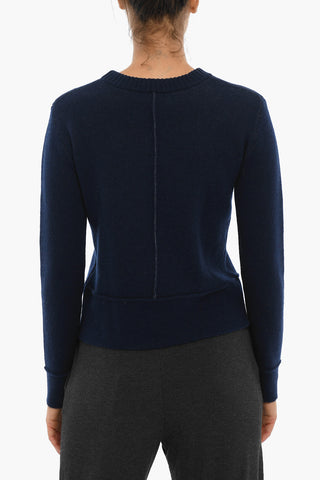 Wool and Cashmere Crew-neck Sweater