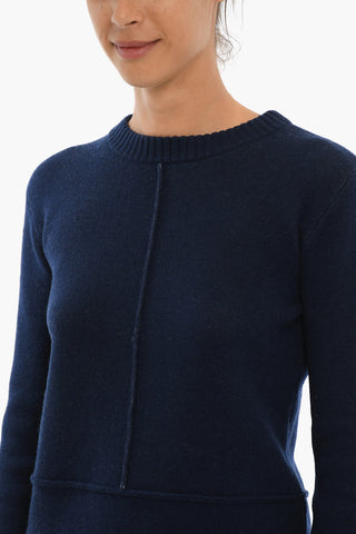 Wool and Cashmere Crew-neck Sweater