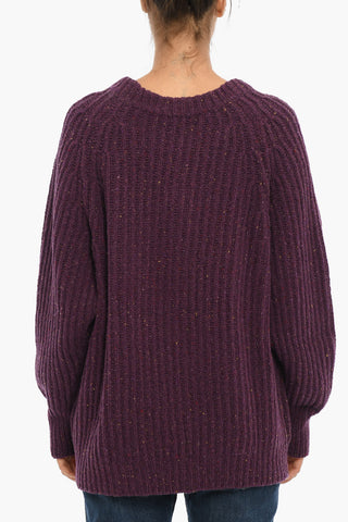 Ribbed Wool Blend COUNTRY Crew-neck Sweater