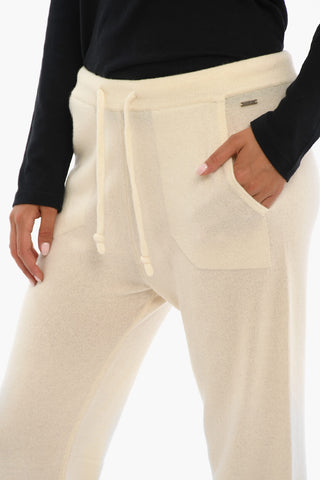 Joggers in Cashmere con Elastico in Vita