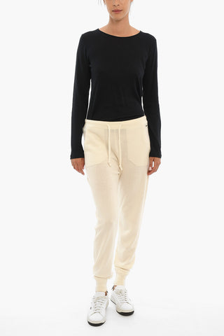 Joggers in Cashmere con Elastico in Vita
