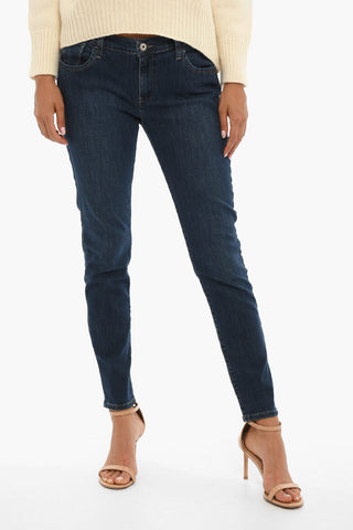 PENN-RICH Stretch Denim Jeans with Visible Stitching 14cm