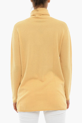 Maglia in Lana e Cashmere a Collo Alto