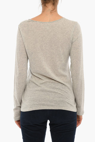 Light Cotton and Cashmere Crew-Neck Sweater