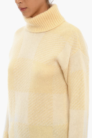 Maglia in Misto Mohair a Collo Alto