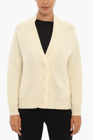 Cardigan in Lana con Scollo a V