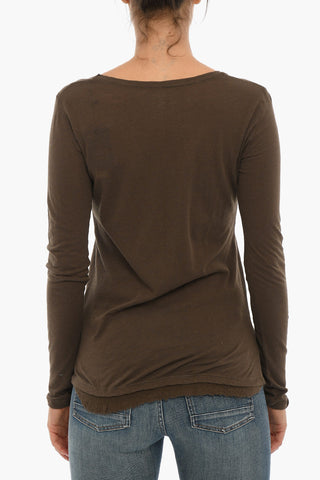 Light Cotton and Cashmere Crew-Neck Sweater
