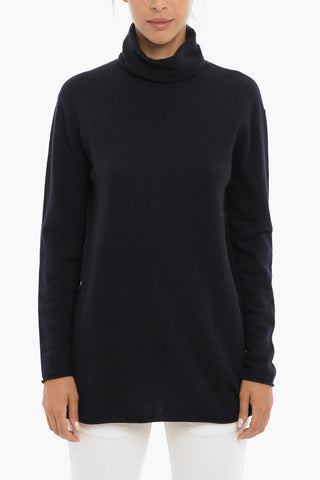 Maglia in Lana e Cashmere a Collo Alto