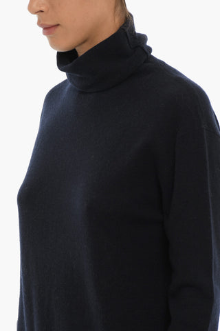 Maglia in Lana e Cashmere a Collo Alto