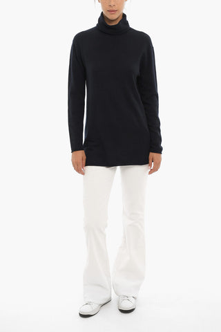 Maglia in Lana e Cashmere a Collo Alto