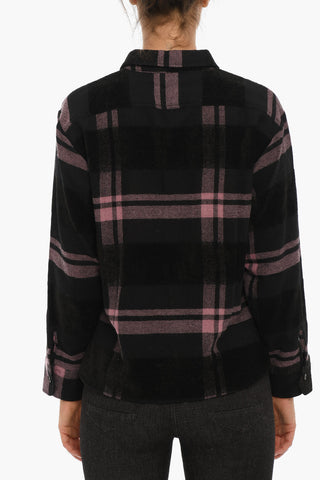 Camicia LADY a Quadri Plaid con Doppio Taschino