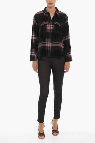 Camicia LADY a Quadri Plaid con Doppio Taschino