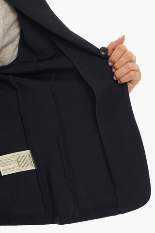 Technical Fabric Blazer with Patch Pockets
