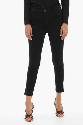 Leggings in Tinta Unita con Passanti