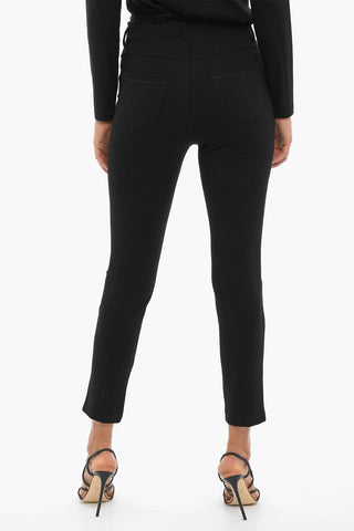 Leggings in Tinta Unita con Passanti
