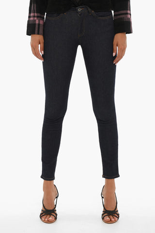 Skinny Fit Jeans with Logo-Buttons 12,5cm