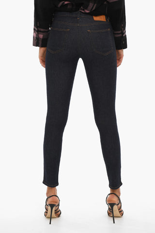 Skinny Fit Jeans with Logo-Buttons 12,5cm