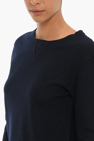 Maglia Girocollo in Feltro di Lana