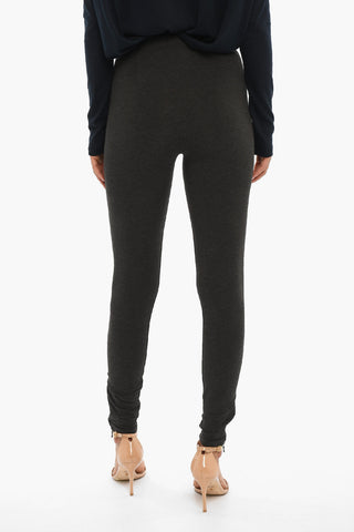Leggings con Zip Alla Caviglia