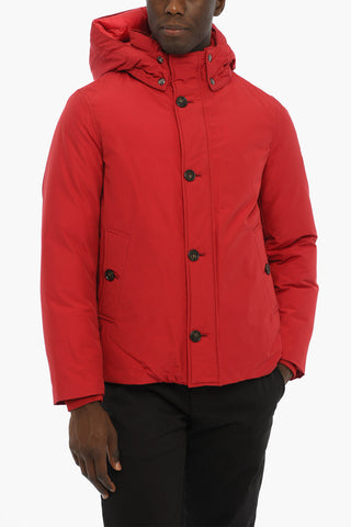 Solid Color SOUTH BAY Down Jacket with Removable Hood