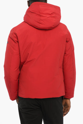 Solid Color SOUTH BAY Down Jacket with Removable Hood