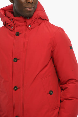 Solid Color SOUTH BAY Down Jacket with Removable Hood