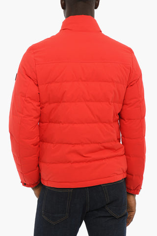 Nylon Utility SIERRA Down Jacket with Hidden Closure