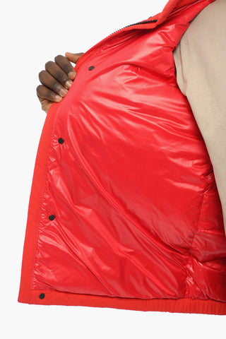 Nylon Utility SIERRA Down Jacket with Hidden Closure