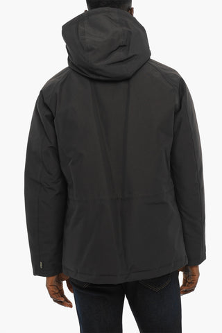Solid Color MOUNTAIN Down Jacket with Hood
