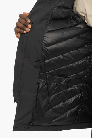 Solid Color MOUNTAIN Down Jacket with Hood