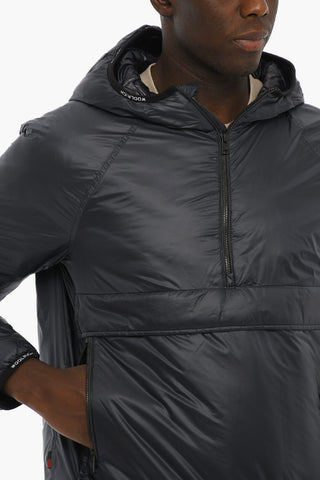 Rip Stop Checked Padded Nylon PACK-IT Anorak