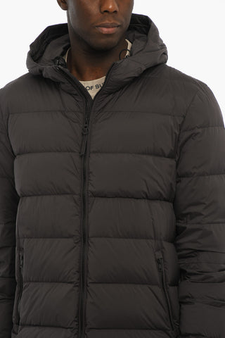 Solid Color SIERRA Down Jacket with Hood