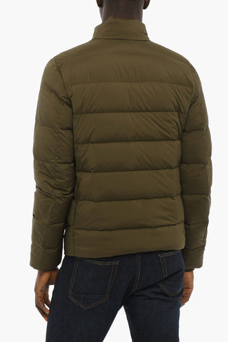 Solid Color SIERRA Down Jacket with Contrasting Details