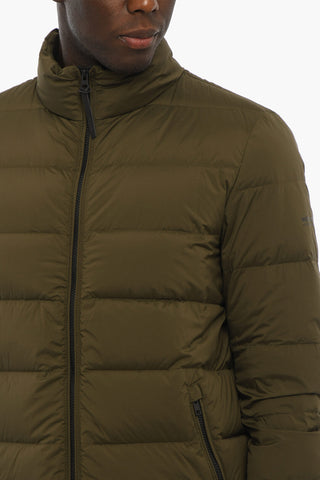 Solid Color SIERRA Down Jacket with Contrasting Details
