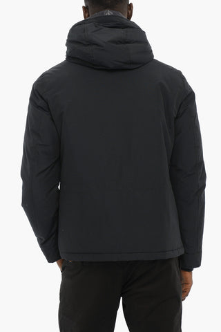 PENN-RICH Padded Jacket with Hood and Hidden Closure