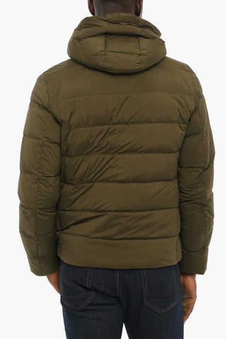 Solid Color SIERRA Down Jacket with Contrasting Details