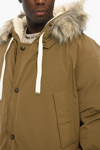 NANAMICA Solid Color Down Jacket with Hood