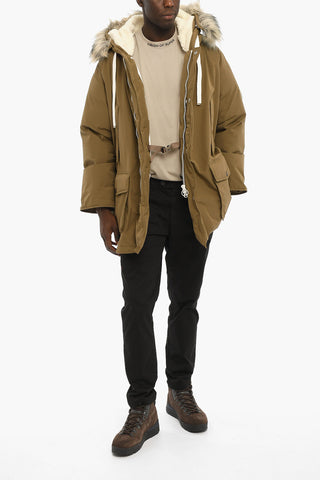 NANAMICA Solid Color Down Jacket with Hood