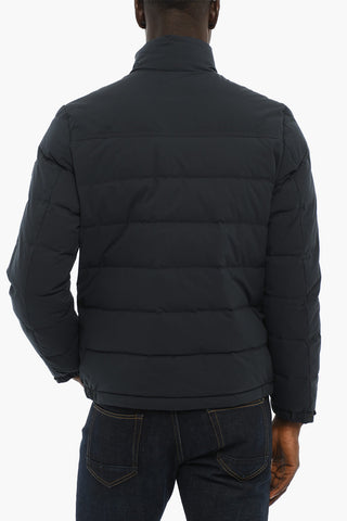 Solid Color SIERRA Utility Down Jacket with Hidden Closure