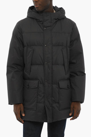 Utility POCONO MOUNTAIN Down Jacket with Snap Buttons