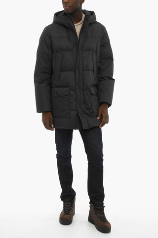 Utility POCONO MOUNTAIN Down Jacket with Snap Buttons