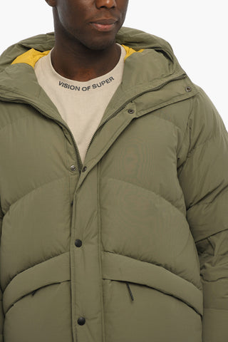 2 Pockets SNOW PATROL Down Jacket with Snap Buttons